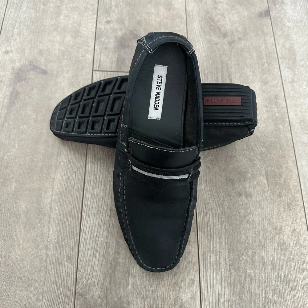 Steve Madden Grab Leather Slip-On Shoes Men’s size 10.5 Loafers